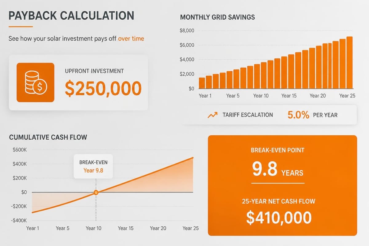 Solar financial analysis