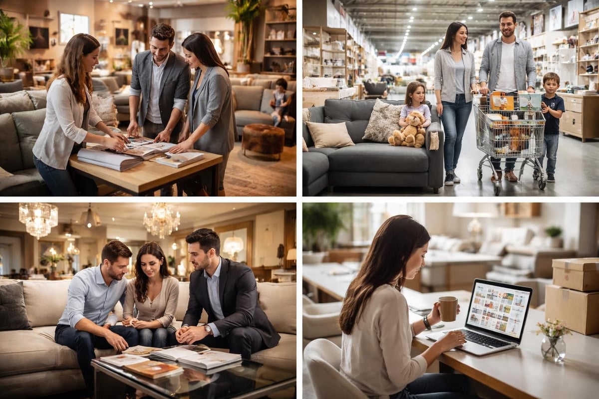 Furniture shopping comparison