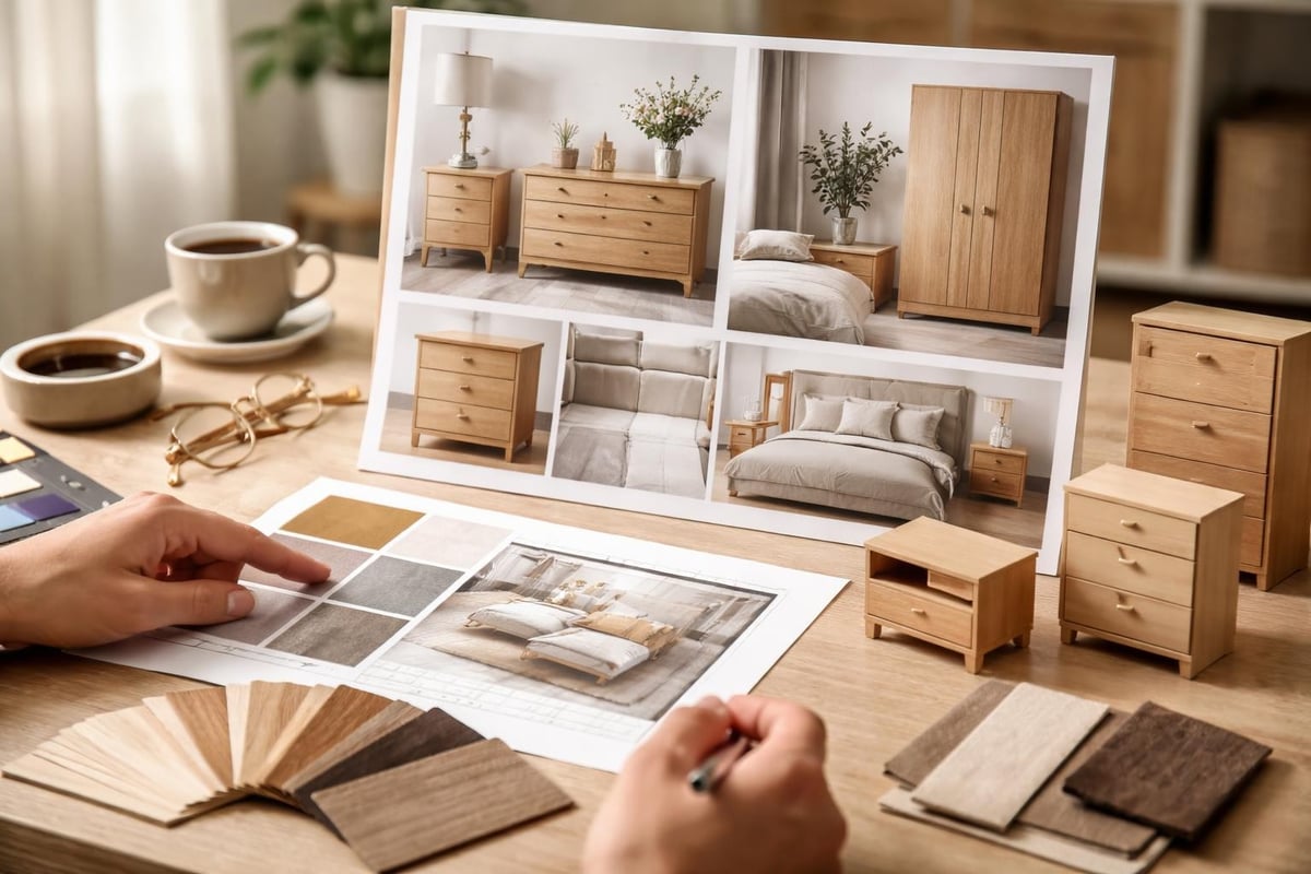 Bedroom furniture selection