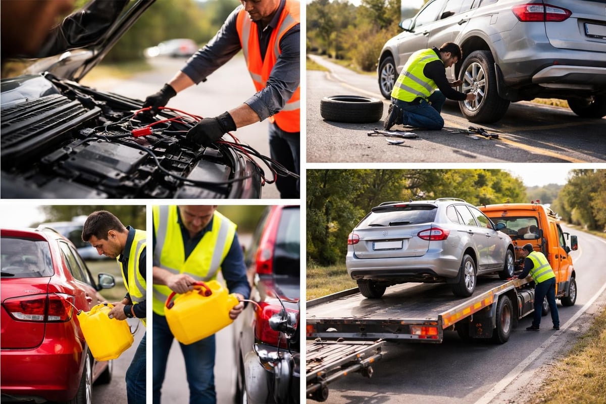Local breakdown recovery service types