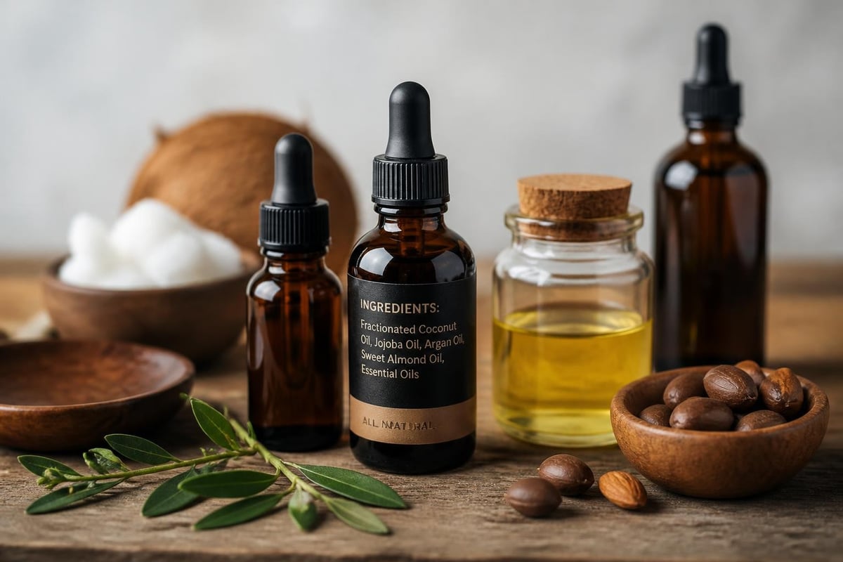 Quality indicators in beard oil packaging