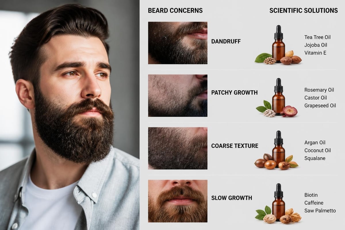 Targeted beard oil solutions