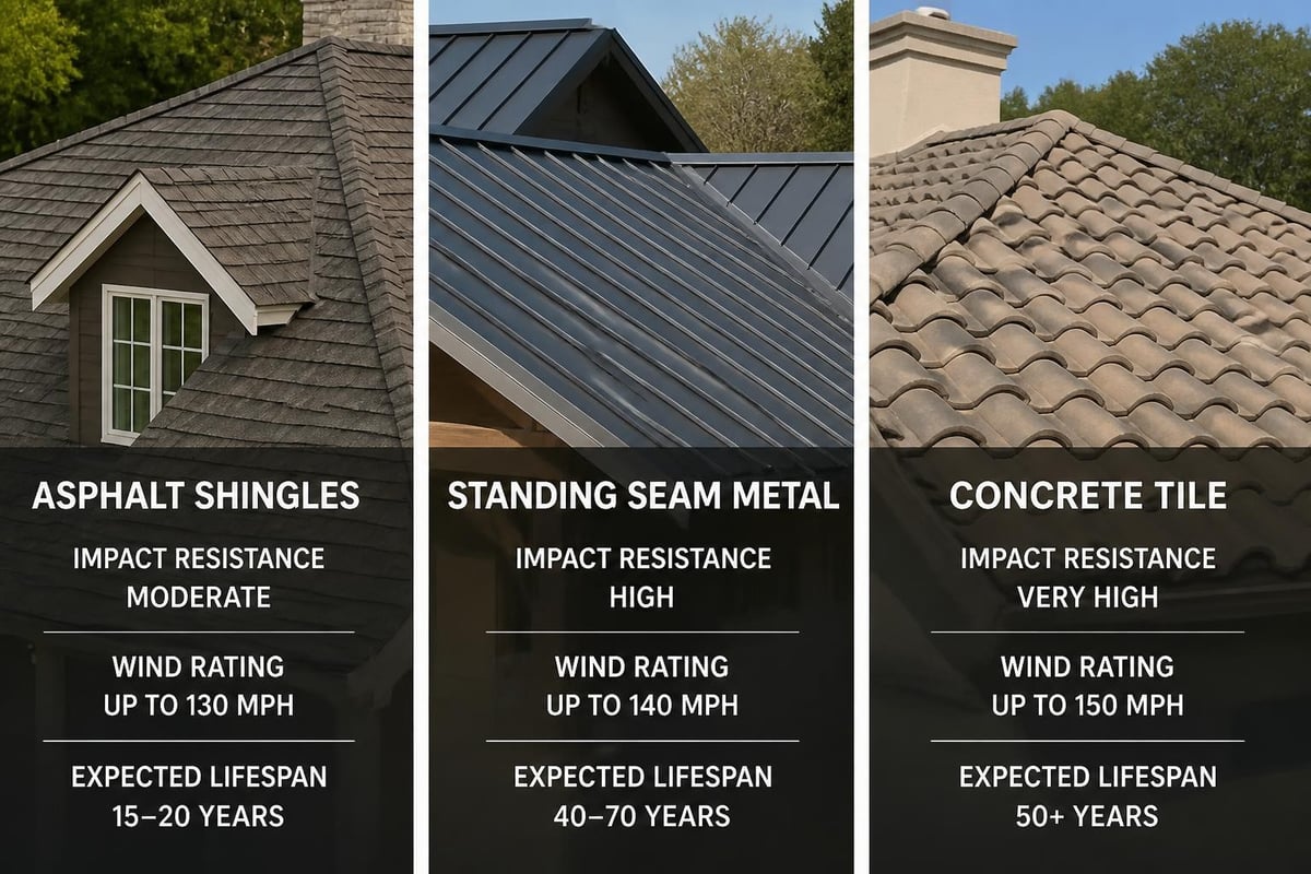 Texas residential roofing options