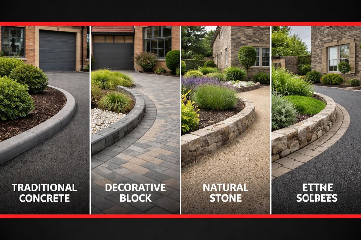 Residential kerbing applications
