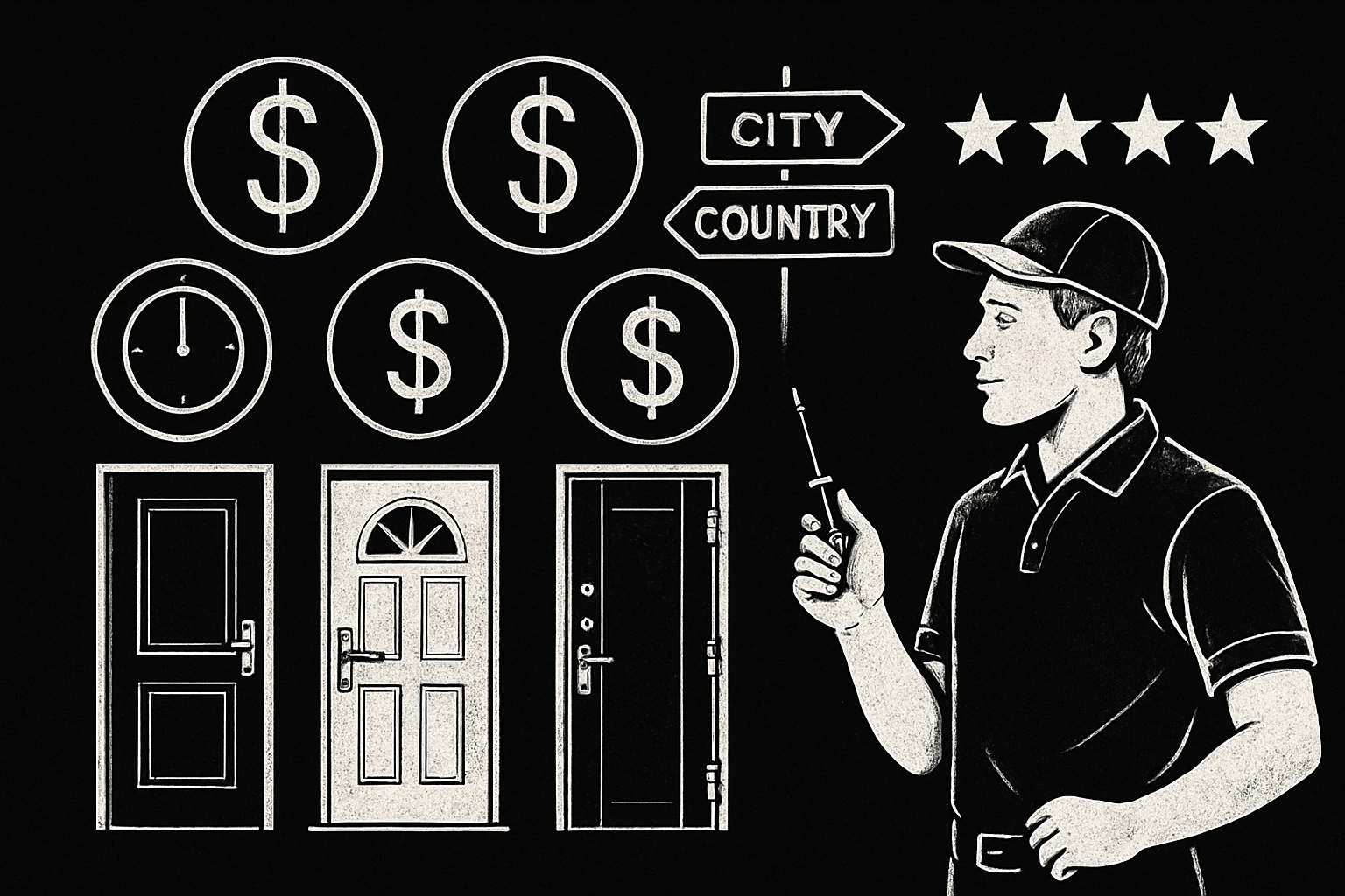 Faktoren, die die Kosten der Türöffnung beeinflussen