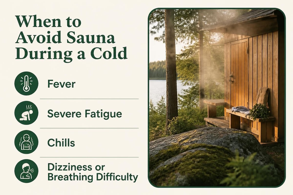 Warning signs to skip sauna