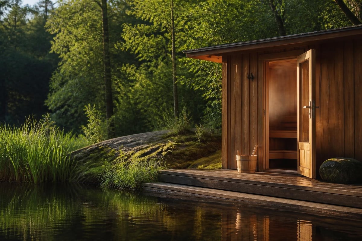 Decision flowchart for sauna during cold