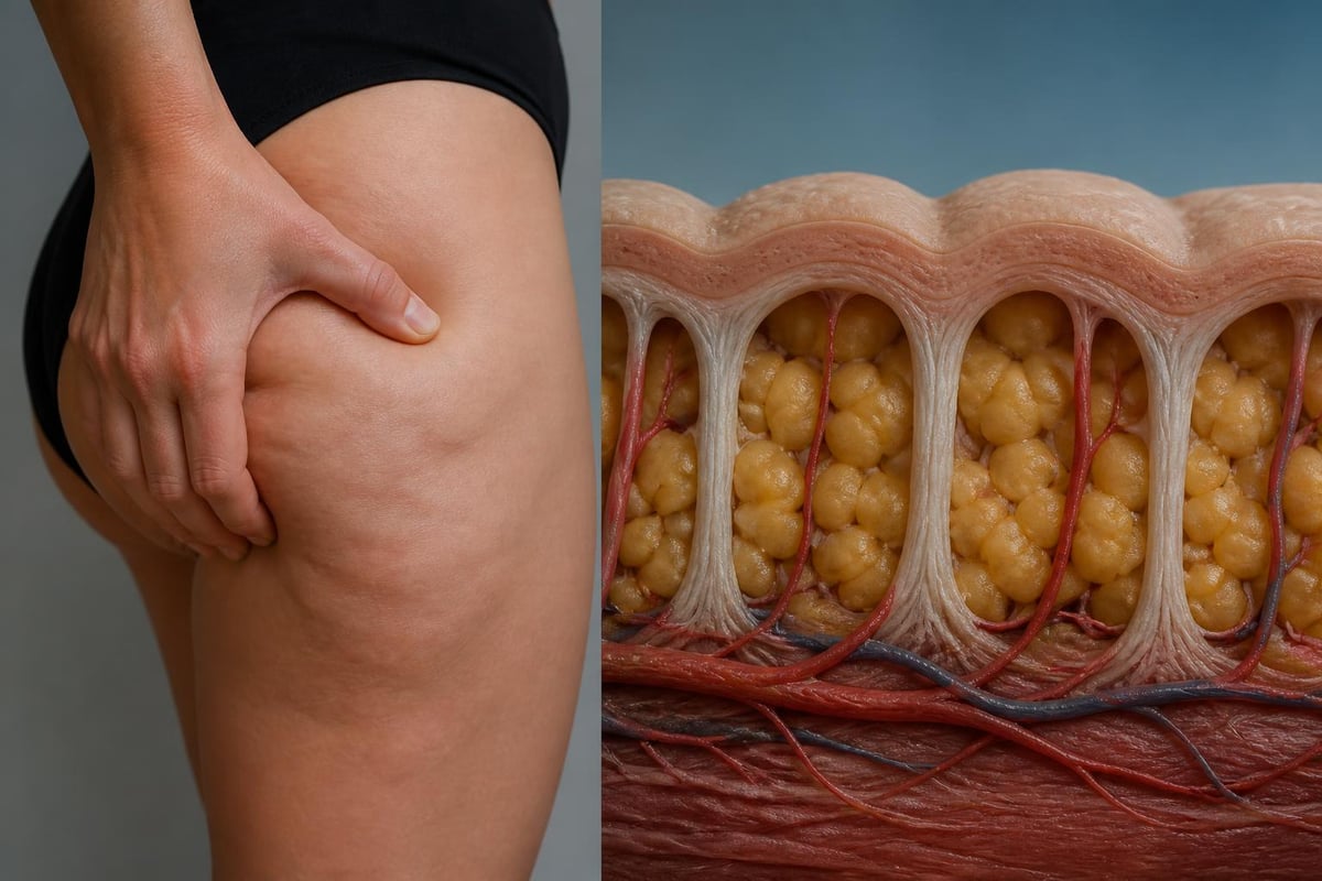 Cellulite formation process
