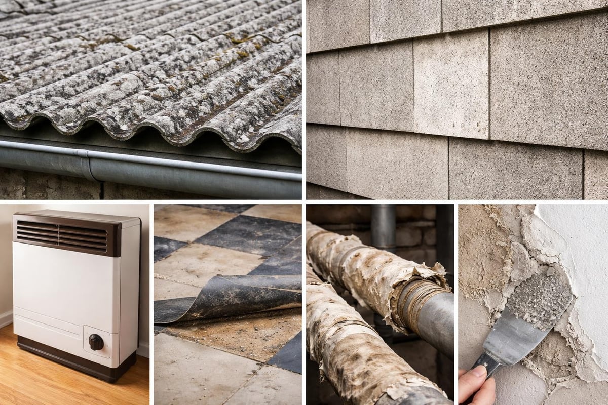 Asbesthaltige Baustoffe in Altbauten