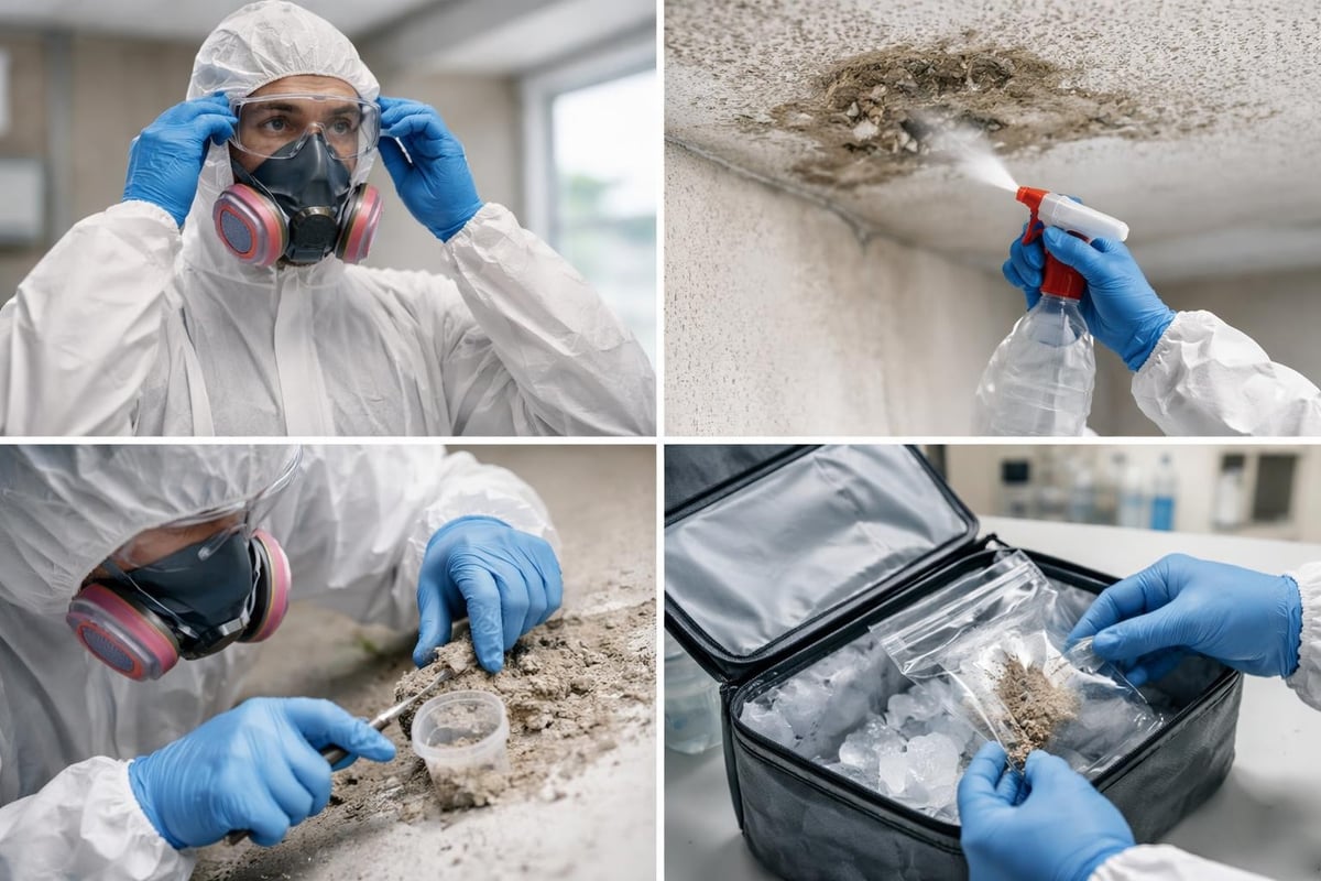 Probenahme bei Asbestverdacht