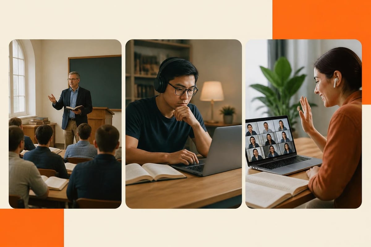 Evolution of theological education delivery methods
