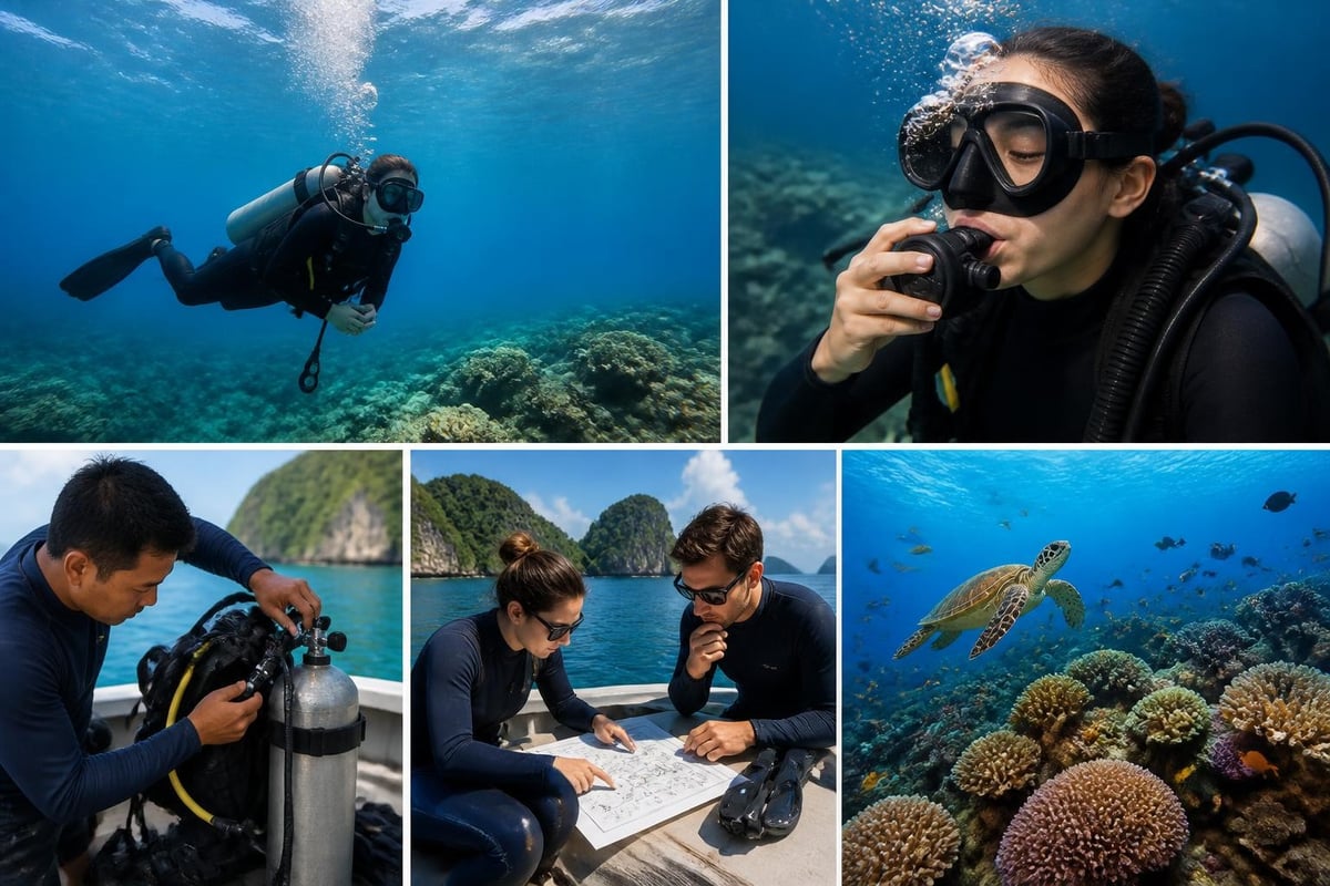Open water course knowledge areas