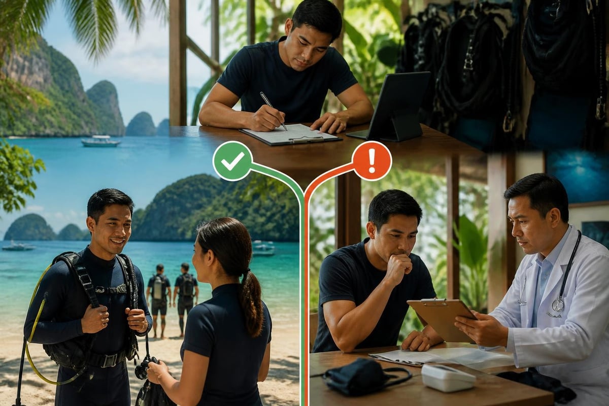 Medical screening for diving