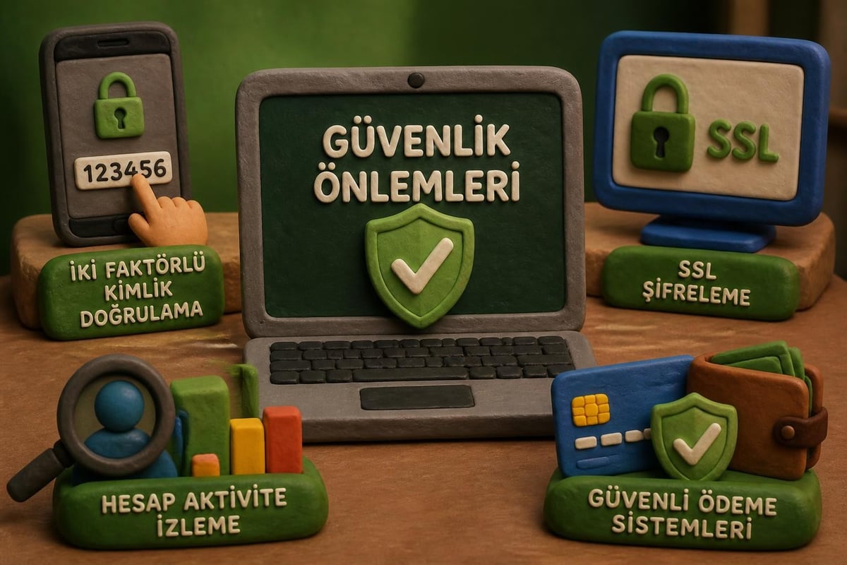 Hesap güvenliği özellikleri