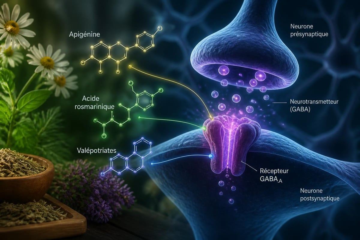 Principes actifs des plantes relaxantes