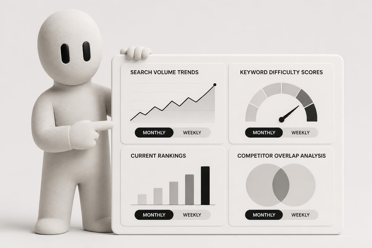 App store keyword metrics dashboard