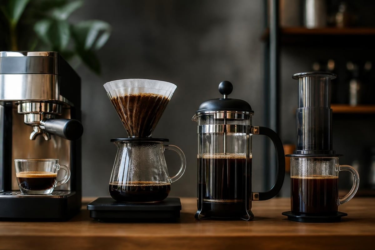 Techniques d'extraction du café