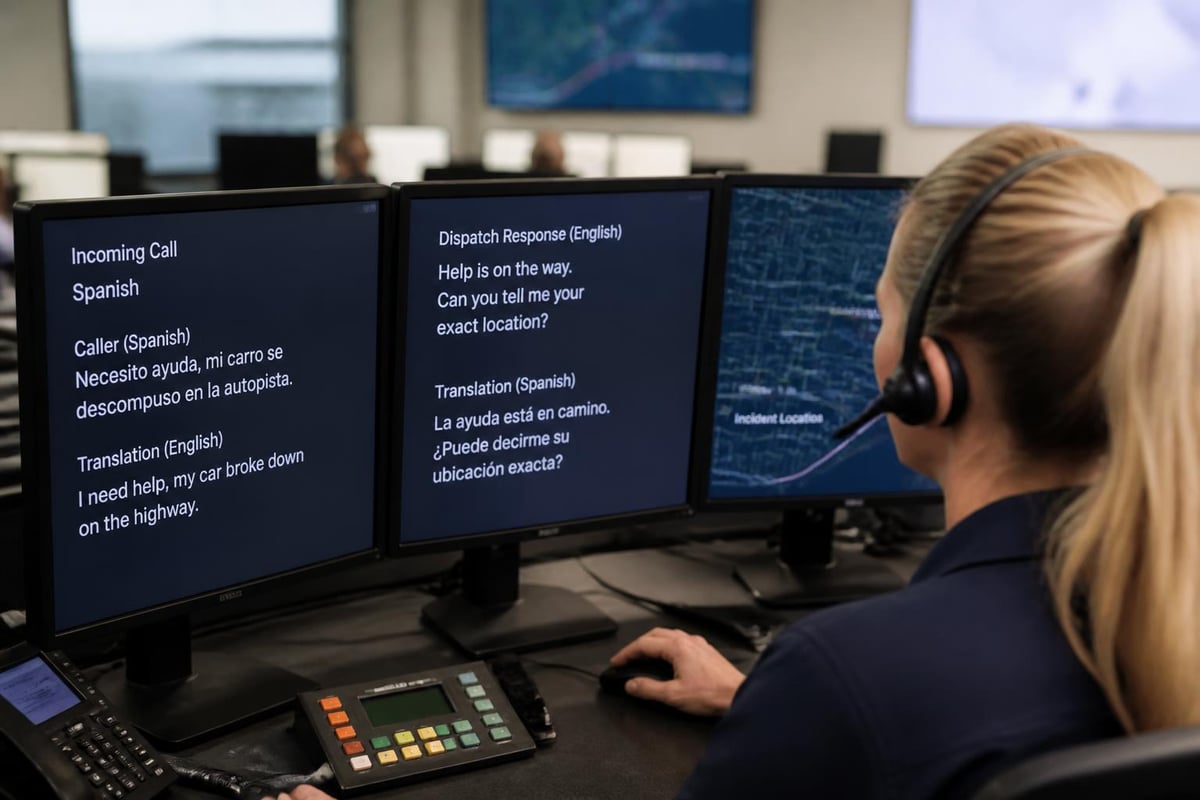 Multilingual emergency communication