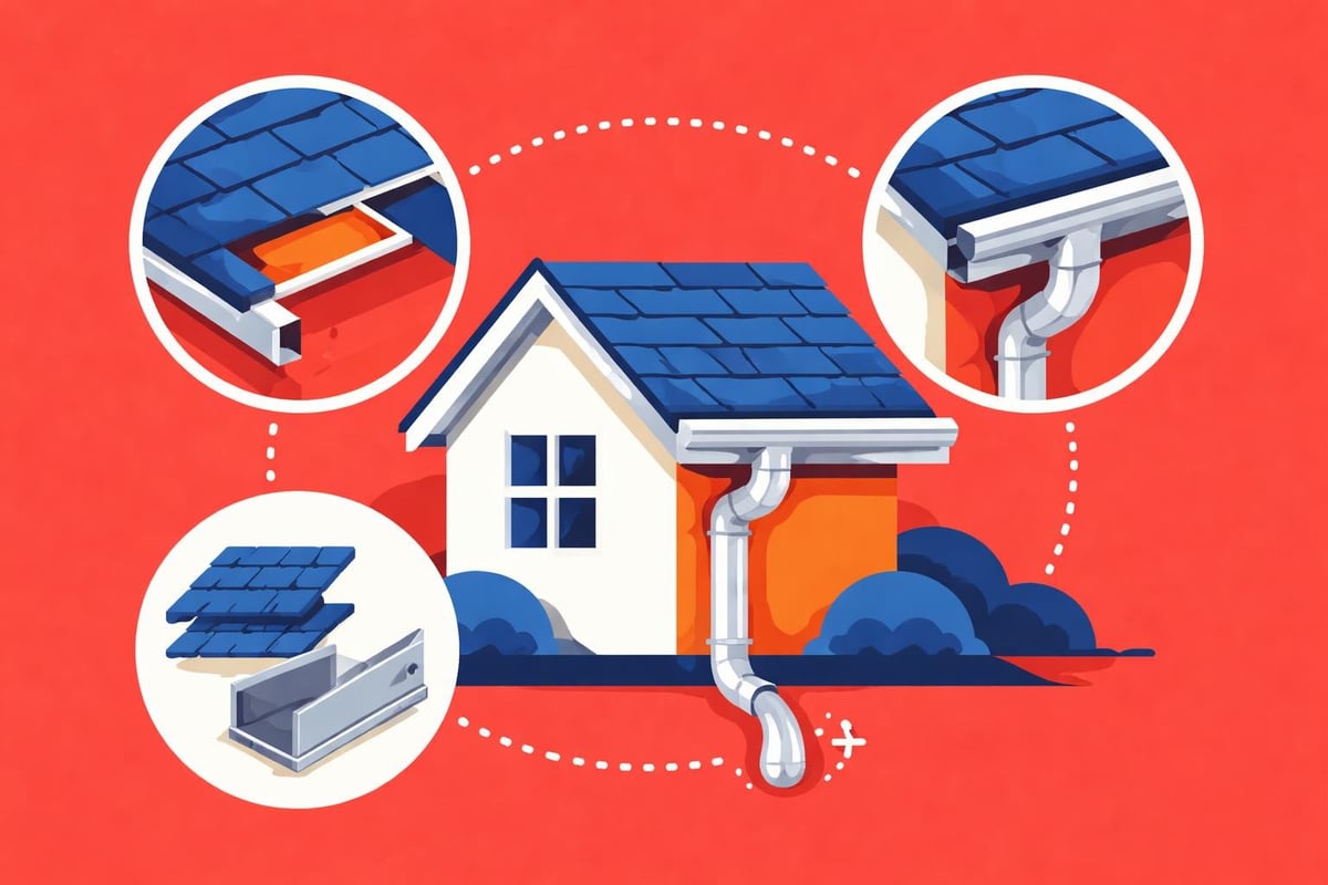 Roof and gutter coordination