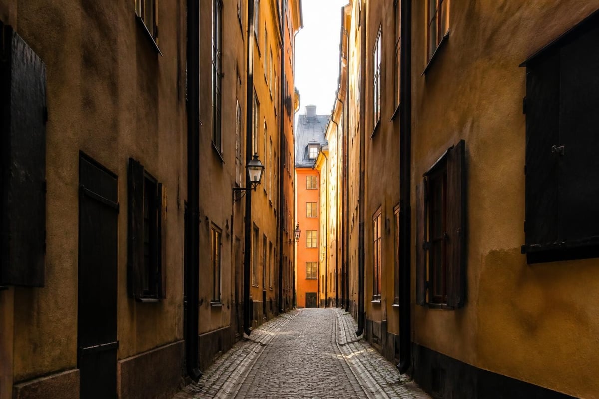 Medieval street network of Gamla Stan