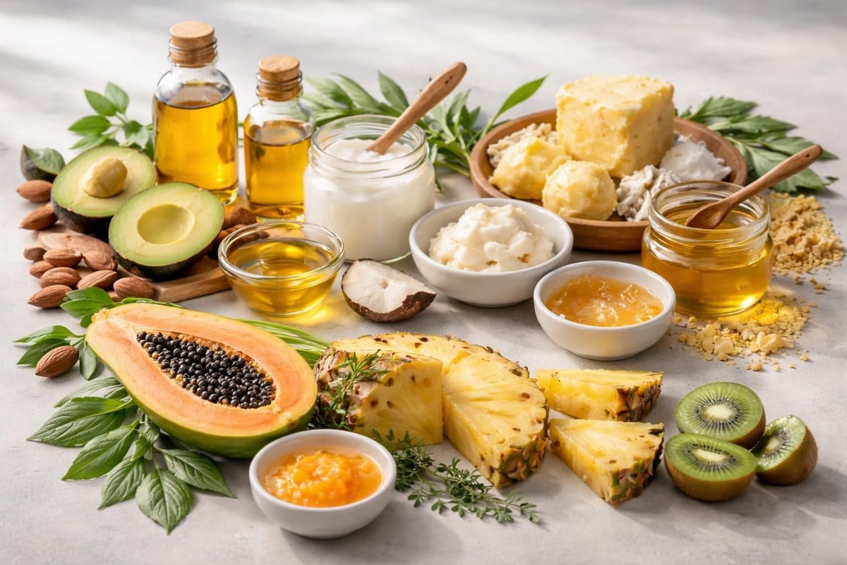 Vegan skincare ingredients