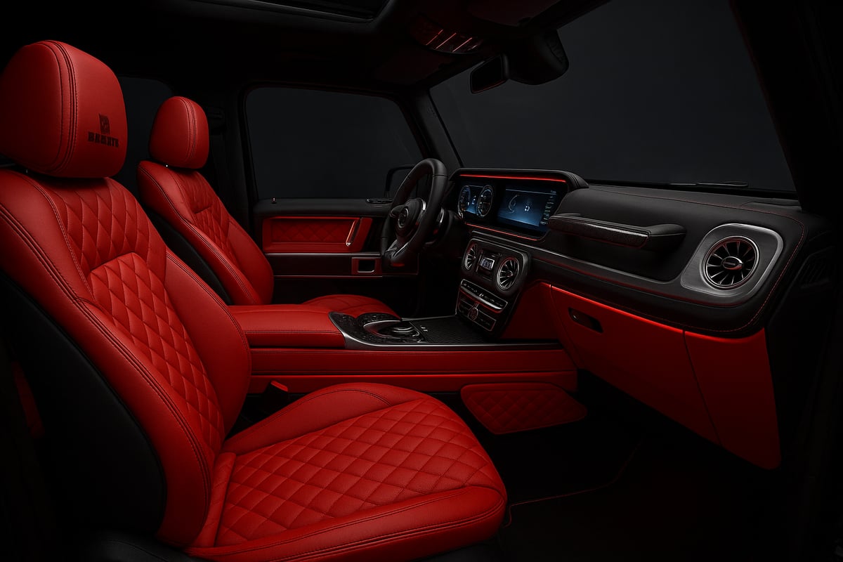 The Pinnacle of Luxury: Interior Craftsmanship and Technology