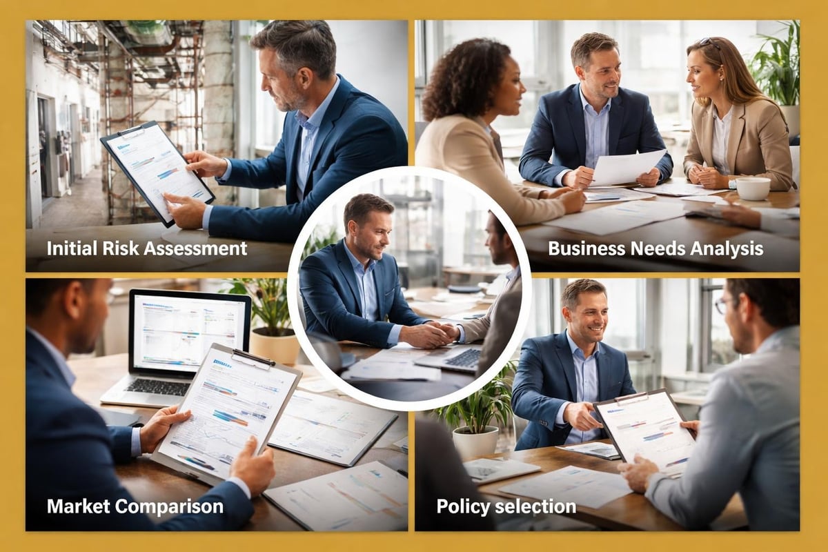 Commercial insurance broker consultation process