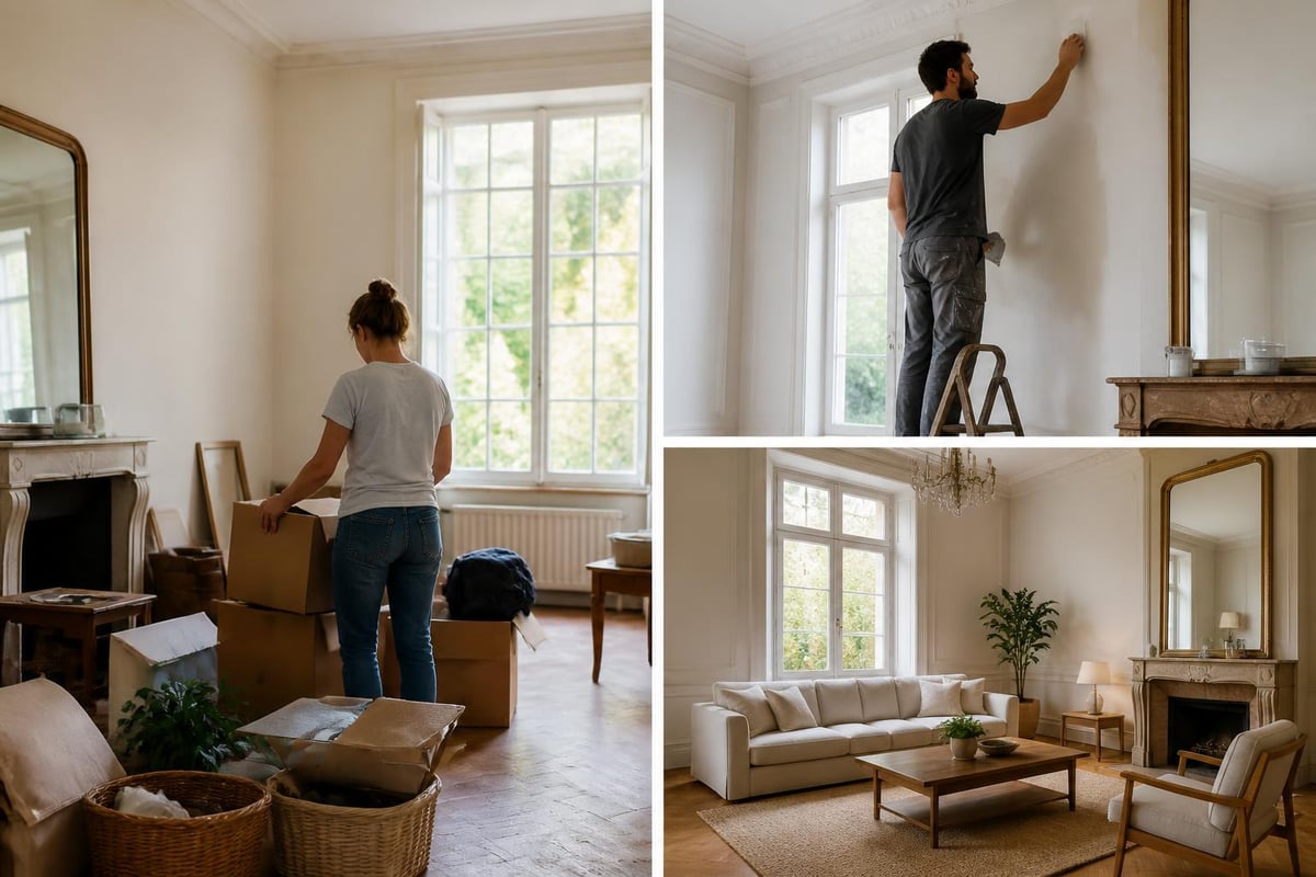 Préparation bien immobilier avant vente