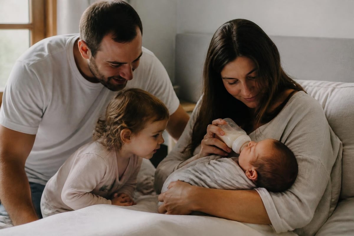 Lifestyle newborn photography approach