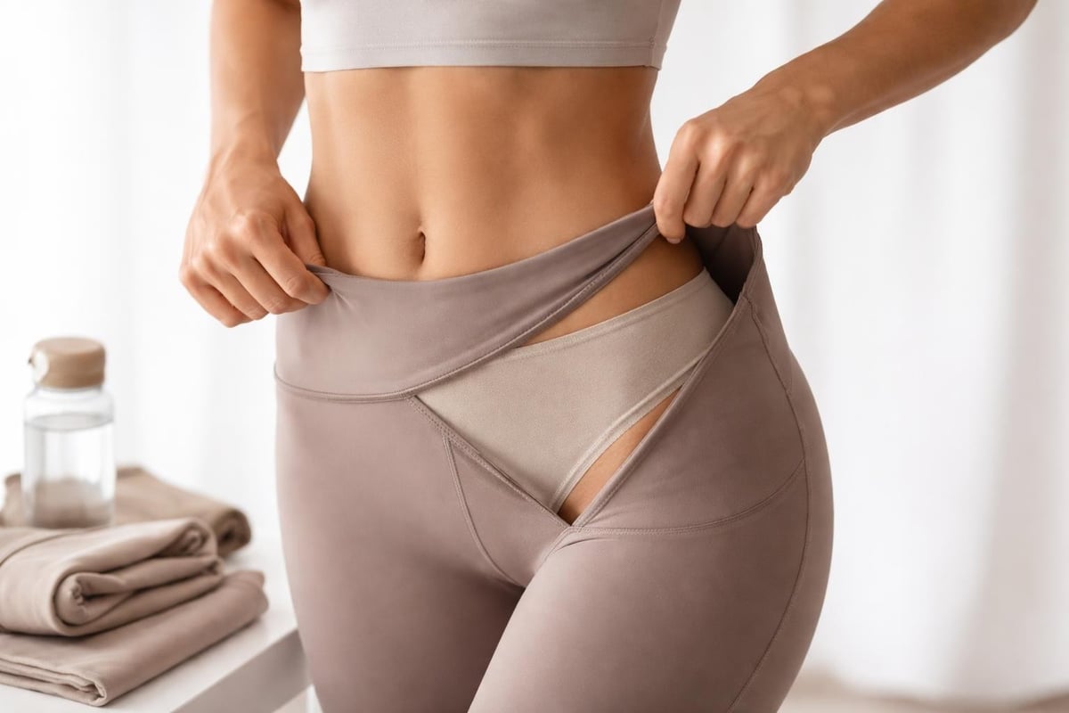 Activewear underwear integration