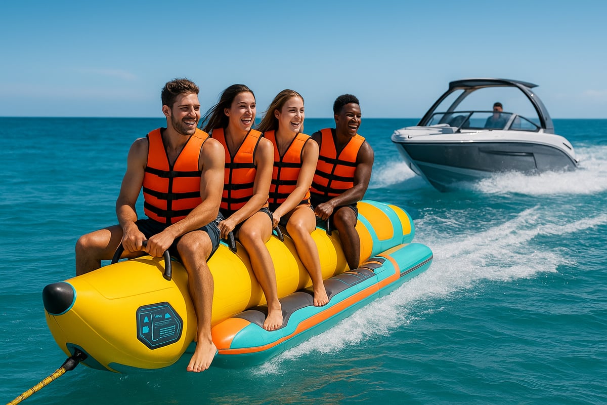 Motos de Agua Benidorm - article 38660d15 f41f 4cb4 815 fotografia realista y de alta calidad de un grupo 3 nddjbm Tendencias y Novedades en Banana para el Agua para 2026