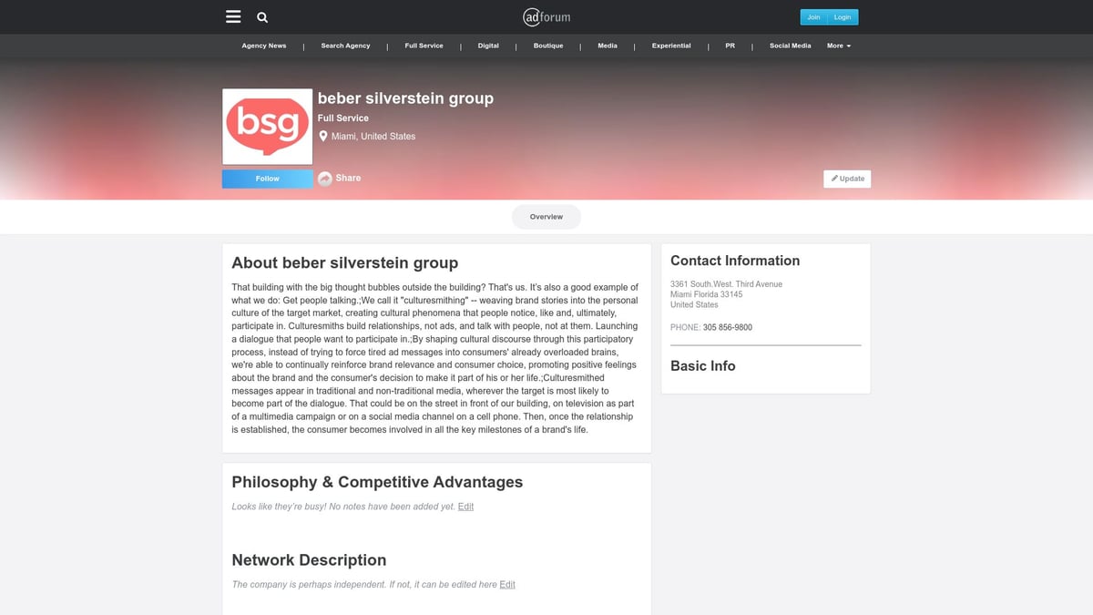 7 Standout Advertising Agency Miami Options for 2026 - Beber Silverstein Group