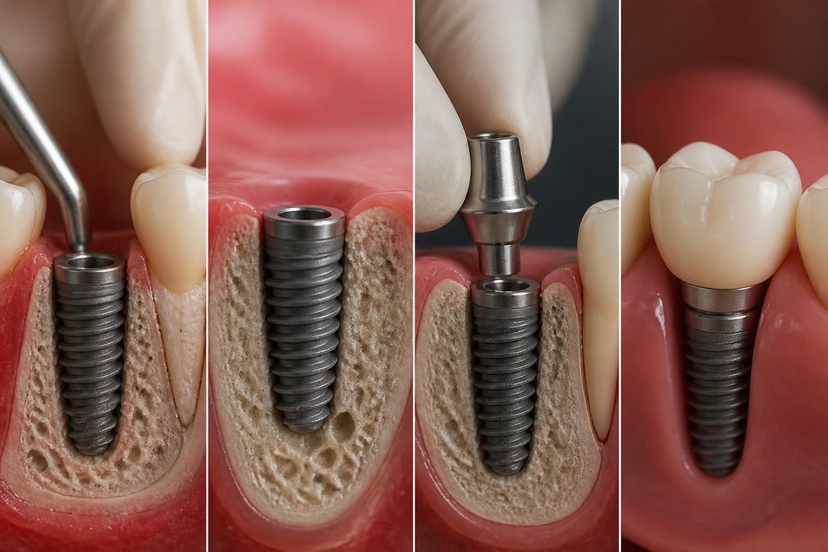 Dental implant healing timeline