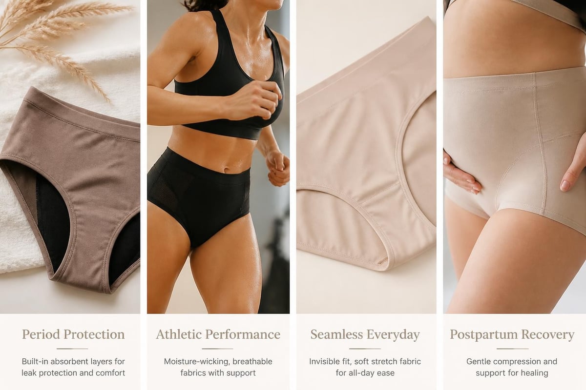 Underwear types for different needs