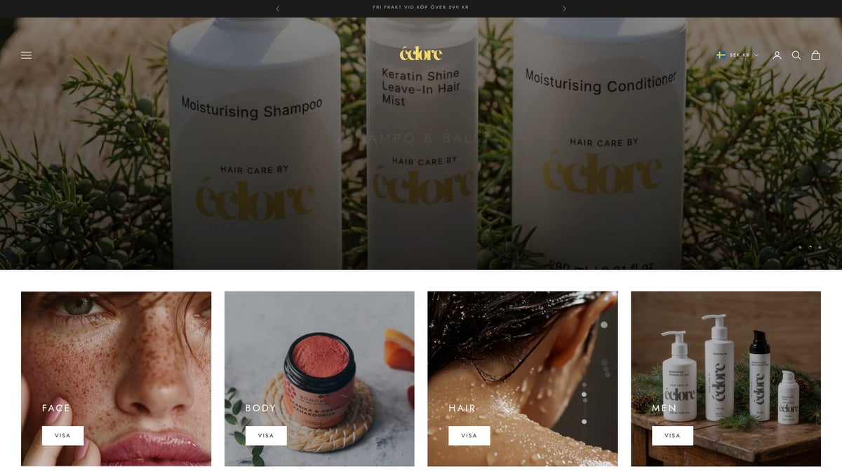 7 Bästa Schampo Utan Parabener För Friskt Hår 2026 - éclore Naturligt Schampo – Fukt & Balans (249 kr)