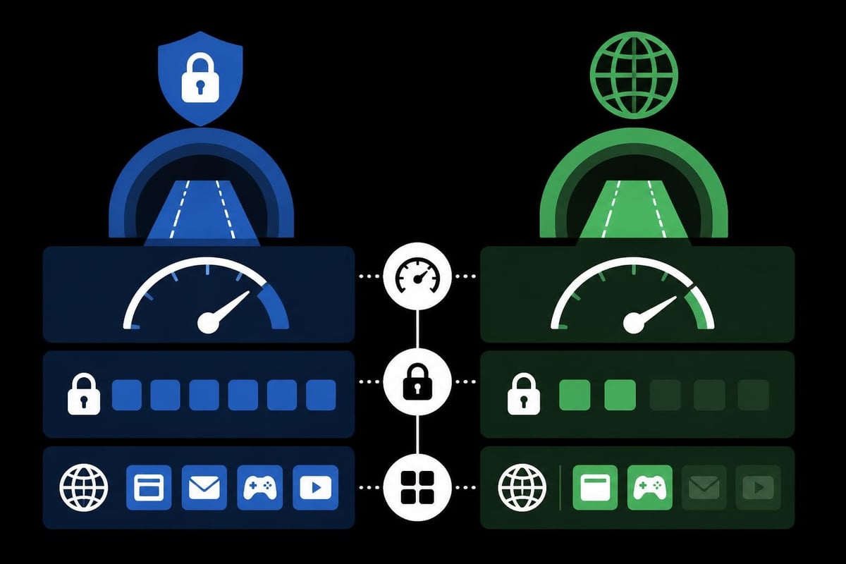 VPN versus SOCKS5 comparison