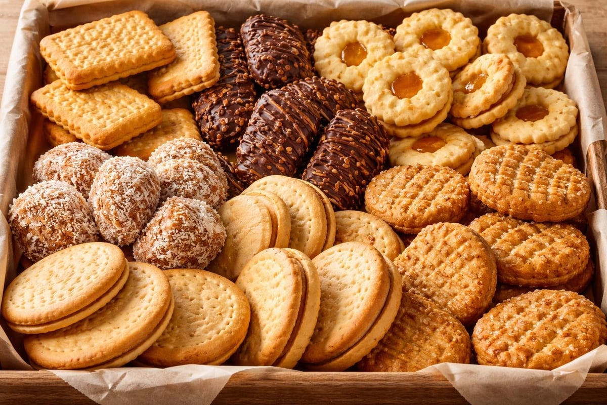 Sampler biscuits variety selection