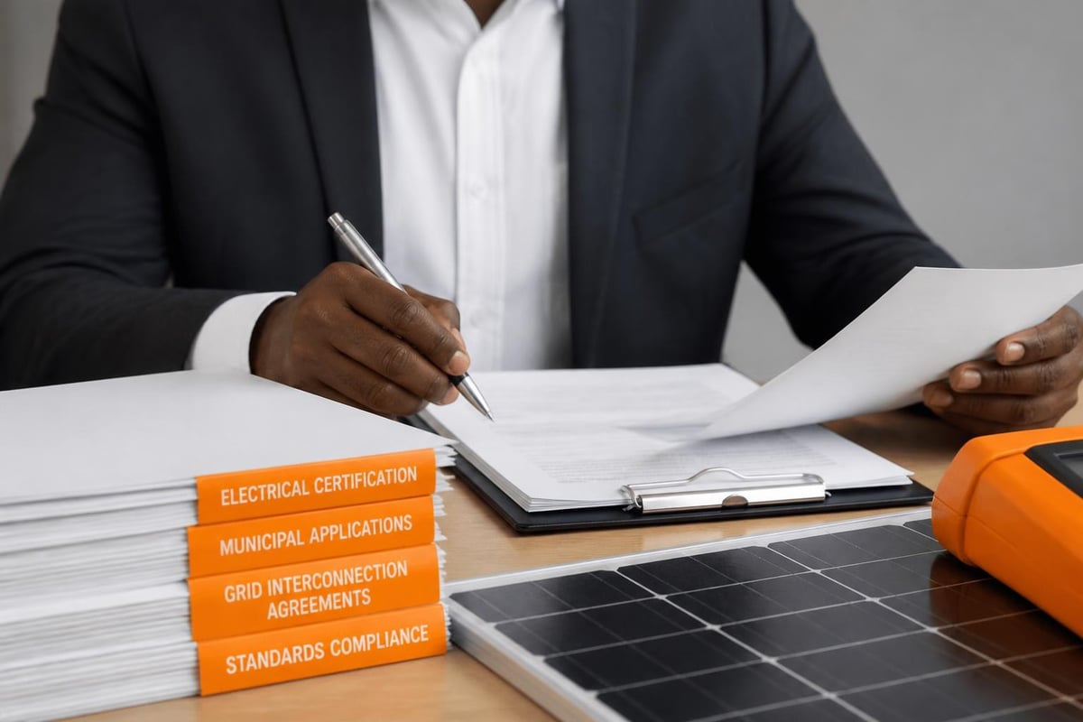 Solar system compliance requirements