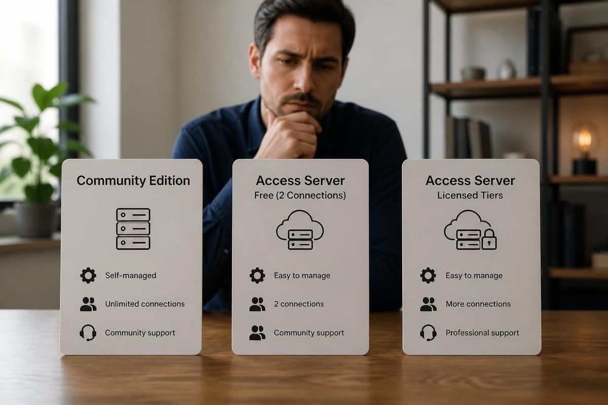 OpenVPN deployment models comparison