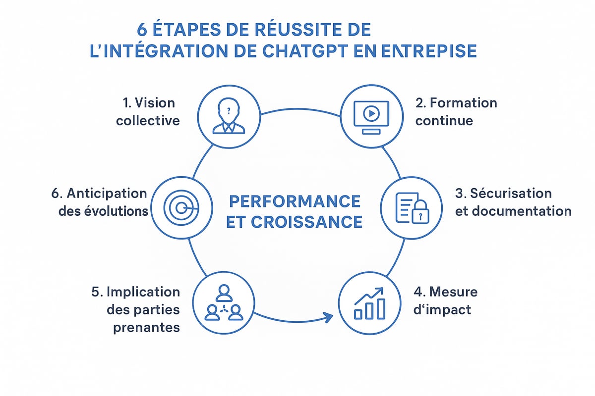 Comment réussir l’intégration de ChatGPT en entreprise : bonnes pratiques et facteurs clés