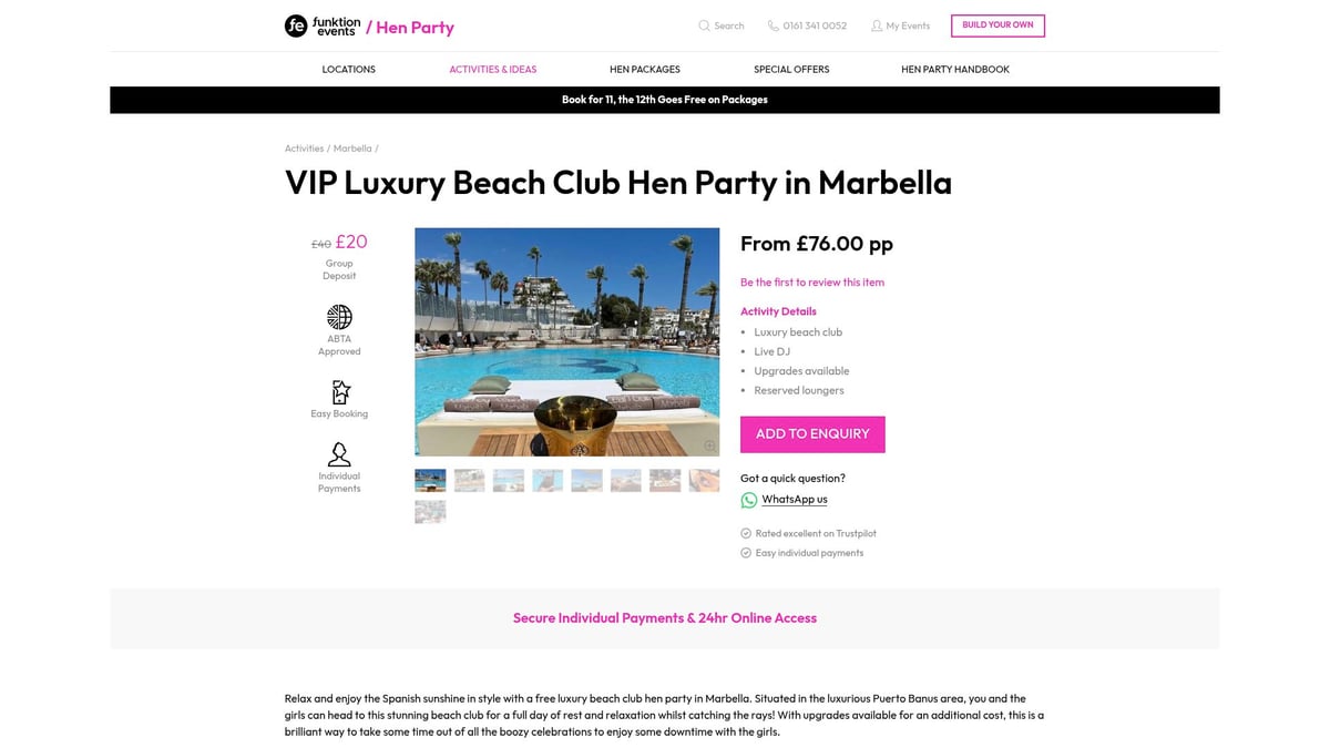 Top 10 Marbella Hen Activities for a Memorable 2026 Weekend - VIP Luxury Beach Club