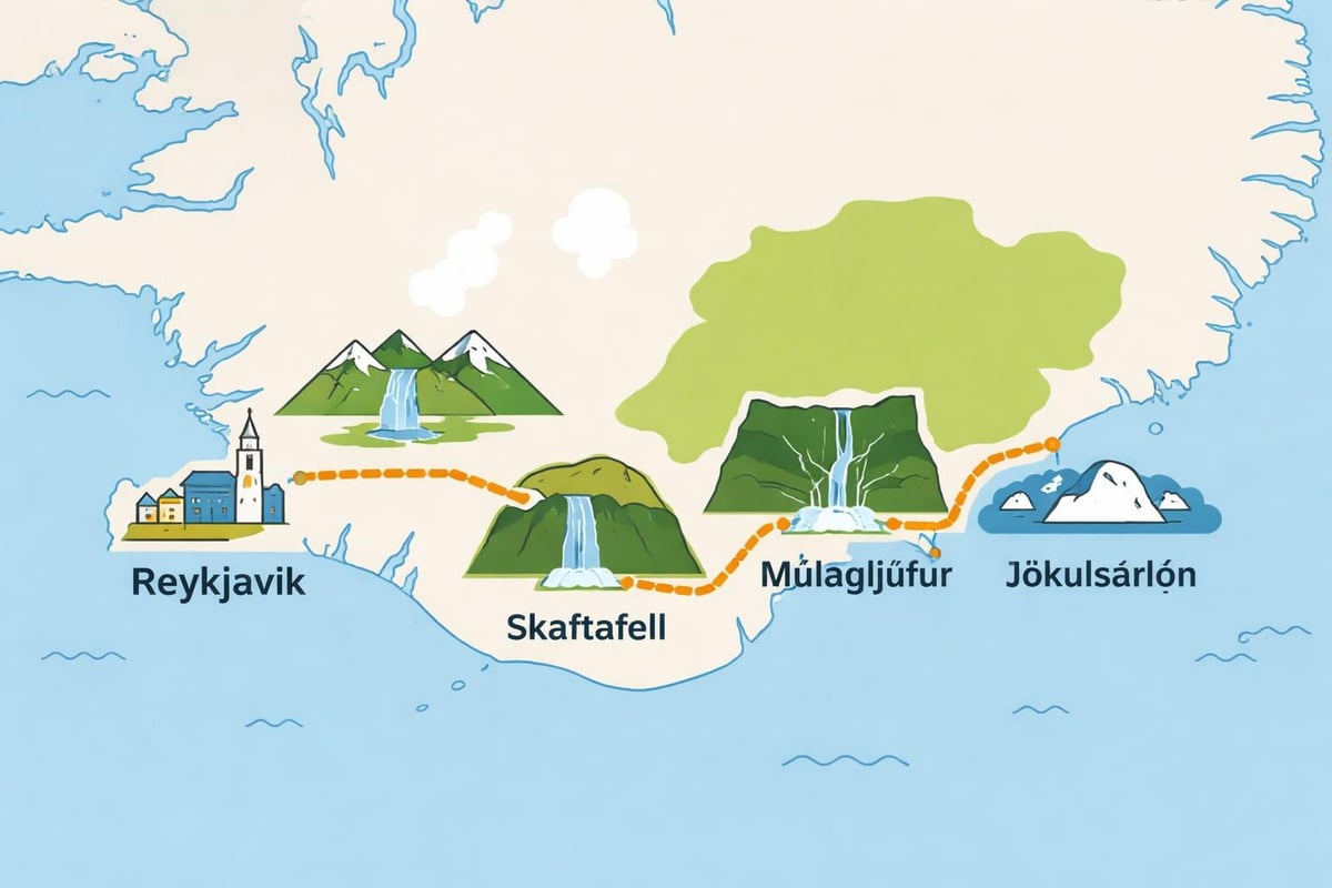 Southern Iceland itinerary