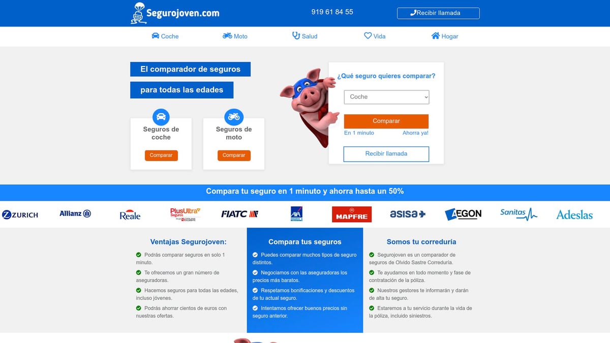 7 Mejores Comparadores De Seguros De Moto Para 2026 - SeguroJoven