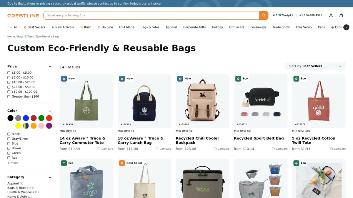 10 Creative Corporate Gifts Ideas for 2025 Success - Eco-Friendly Tote Bags – Crestline