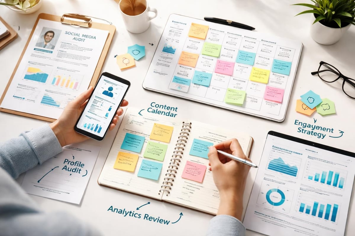 Social media optimization workflow