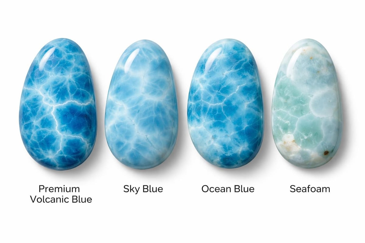 Larimar quality grading factors
