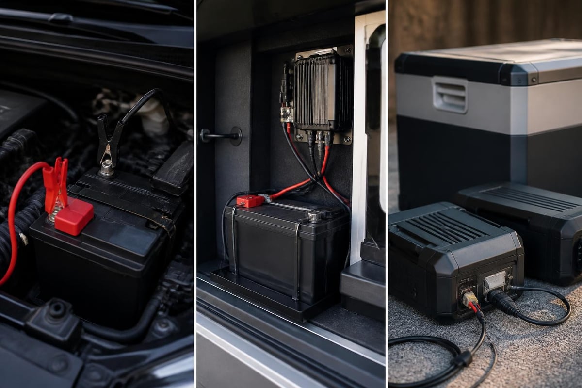 Batterisystem kjøleboks