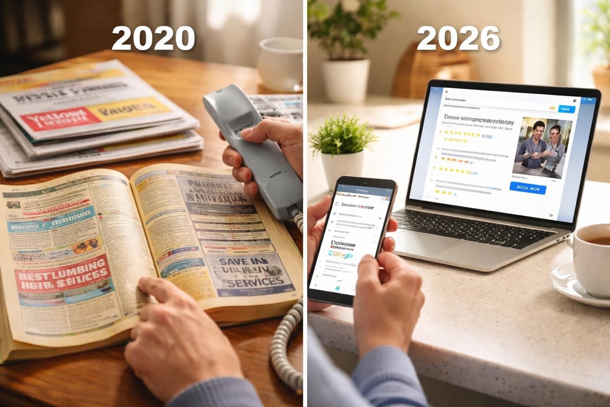 Digital marketing transition timeline