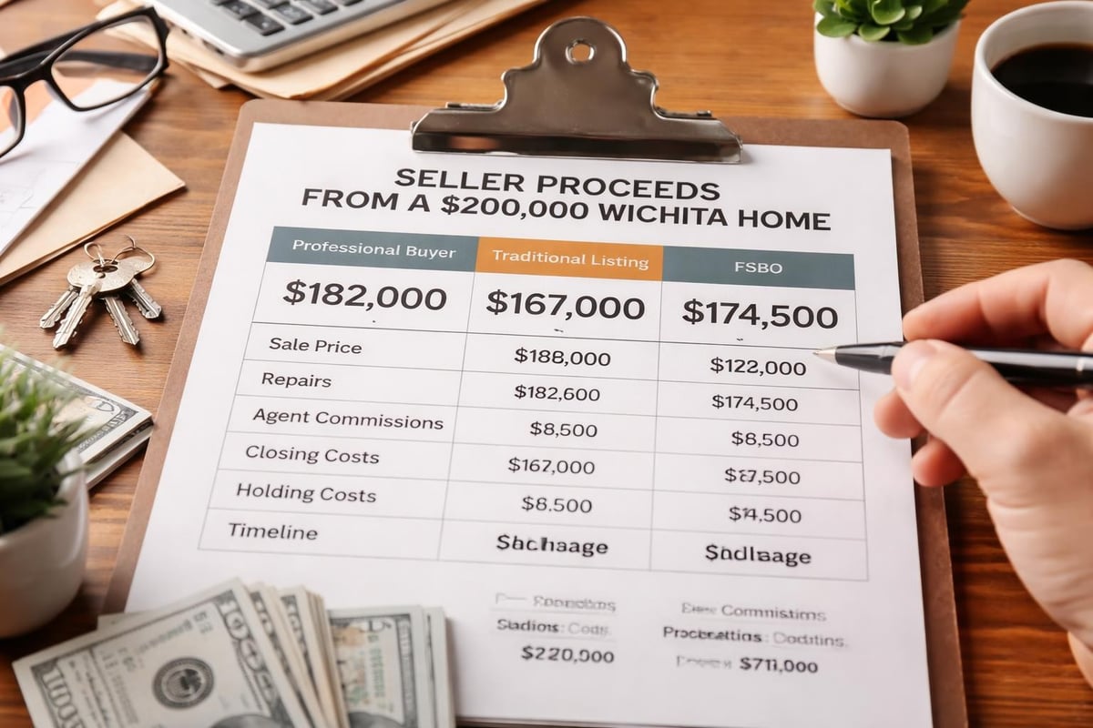 Net proceeds calculation