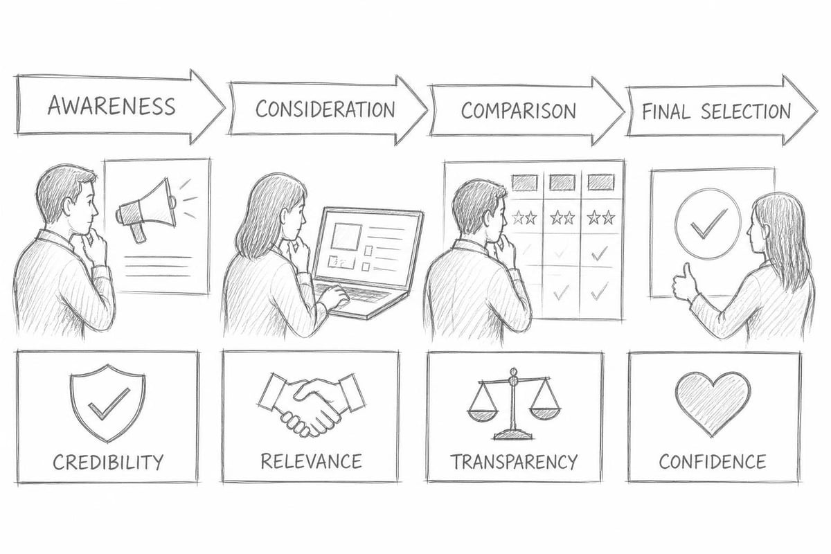 Client decision journey